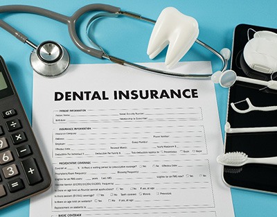 A dental insurance form
